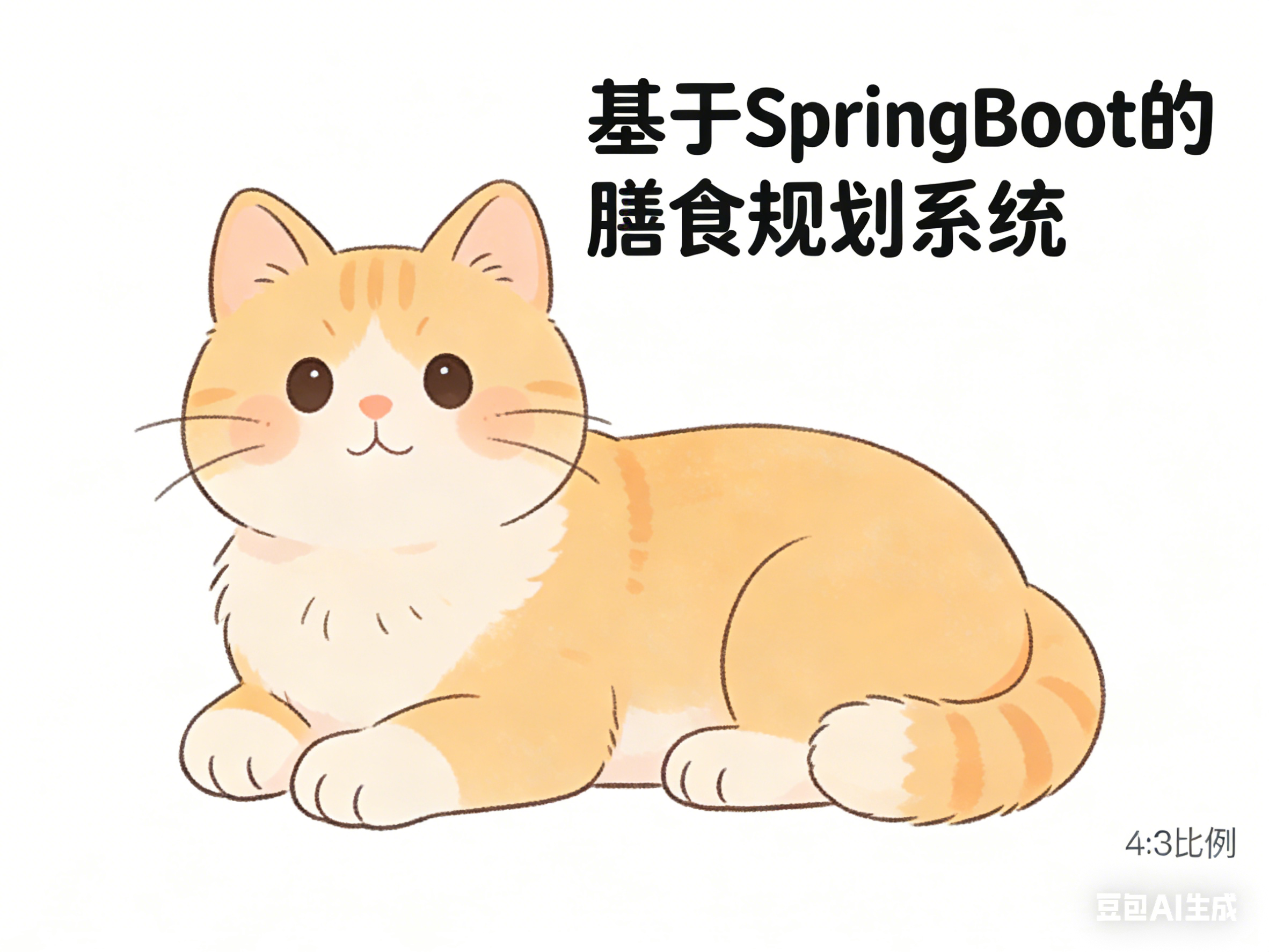 基于SpringBoot的膳食规划小程序 项目封面图