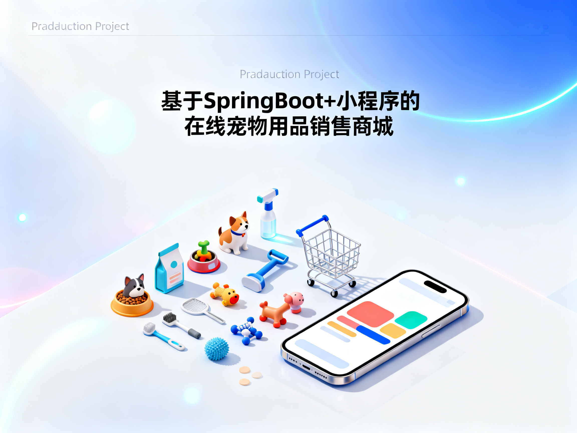 基于SpringBoot+小程序的在线宠物用品销售商城 项目封面图