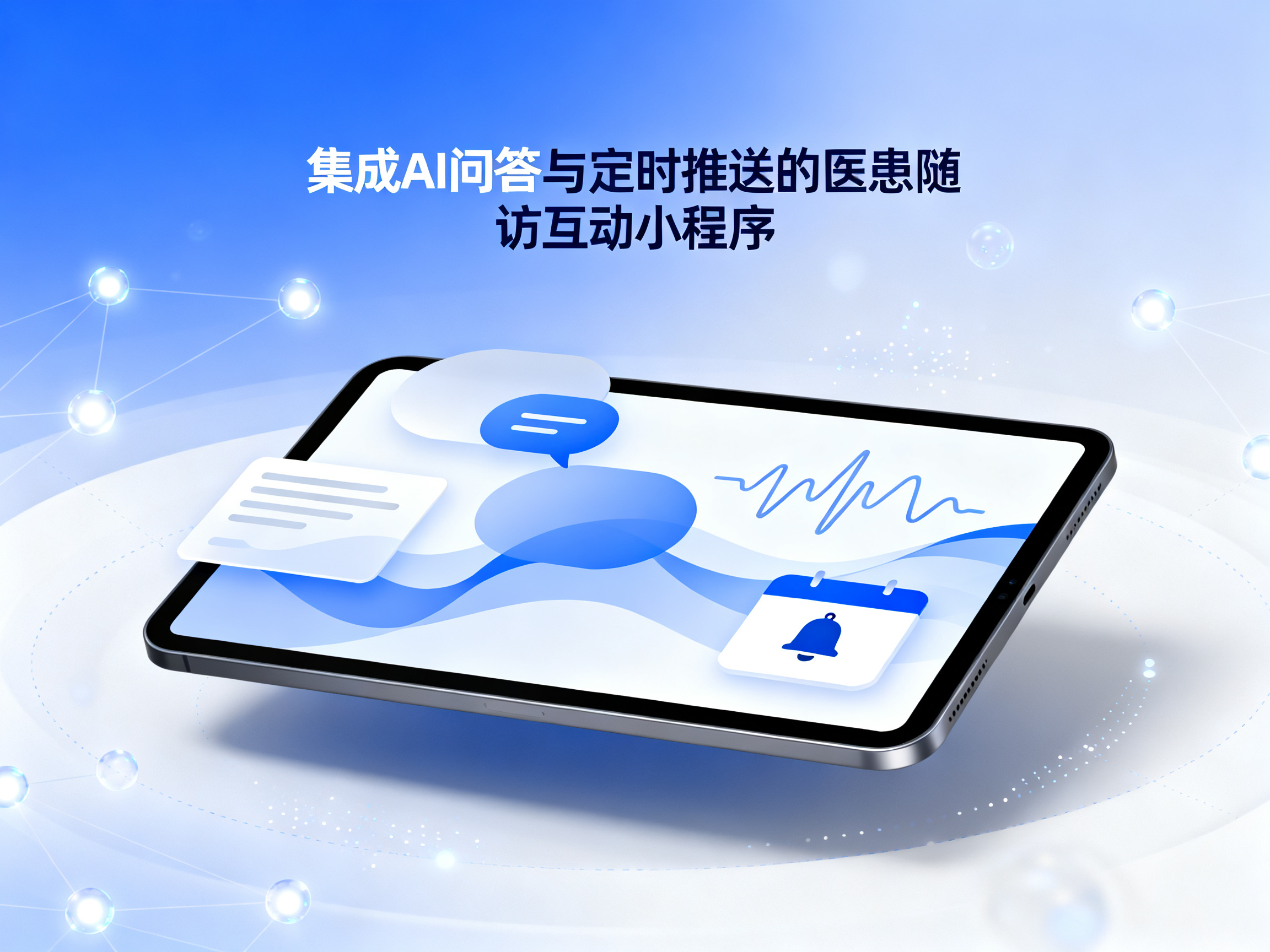 集成AI问答与定时推送的医患随访互动小程序 项目封面图